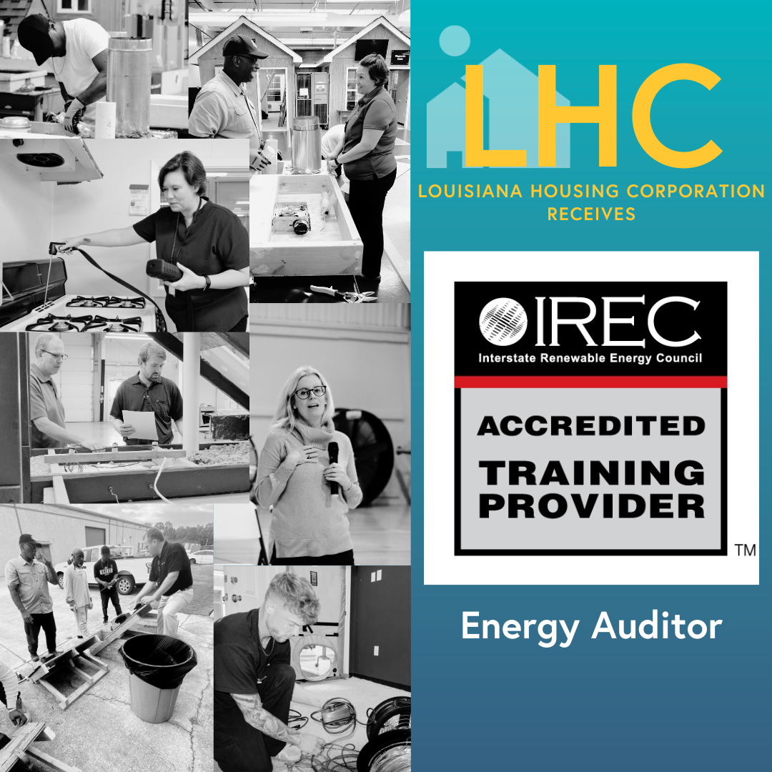 Louisiana Housing Corporation Receives IREC Accredited Training